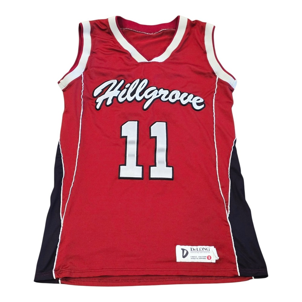 DeLong Hillgrove Hawks Basketball Jersey #11 Women's Small Georgia HS Team